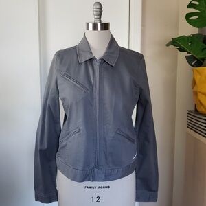 Calvin Klein Denim Moto Jacket Size Large NEW!